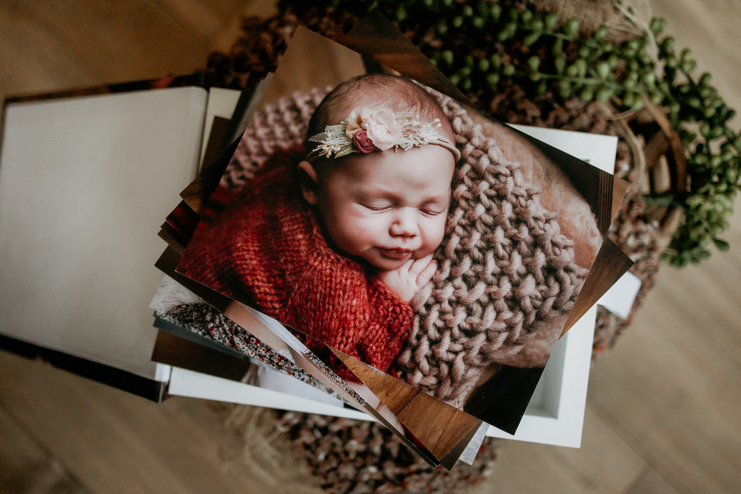 produit imprimé en coffret avec tirages d'art portraitiste